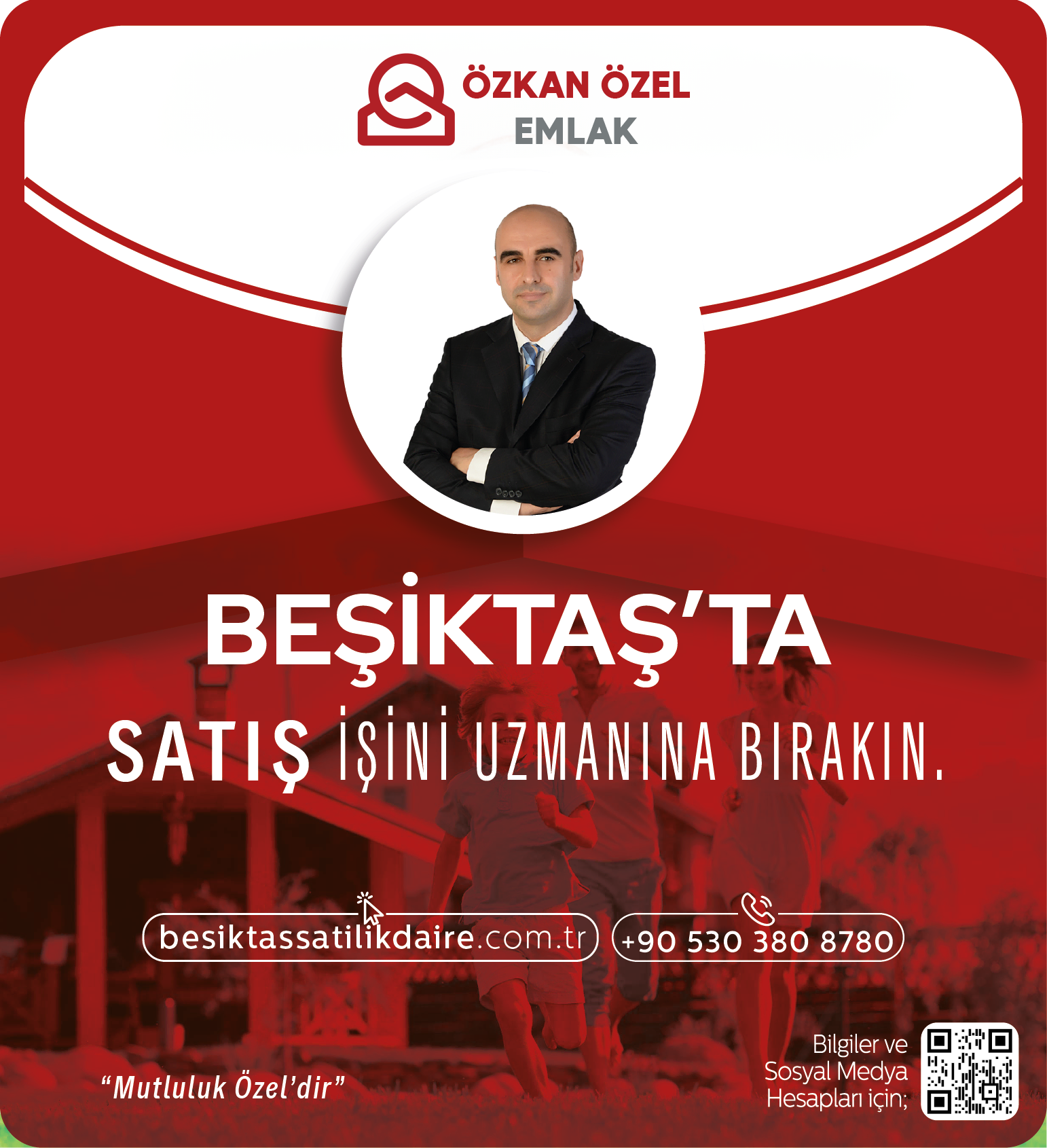 Beşiktaş Lüks Konut Emlakçısı Özkan ÖZEL